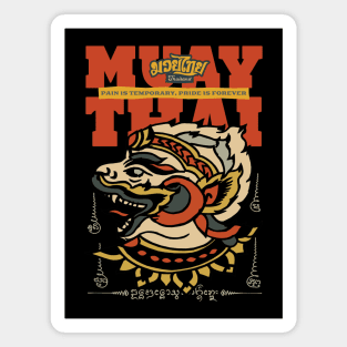 Muay Thai Sak Yant The Art of Eight Limbs Magnet